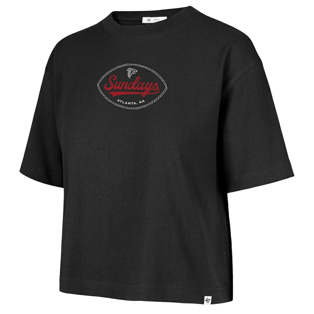 Atlanta Falcons '47 Women's Windthrow Reed City Sundays T-Shirt | NFL Discount