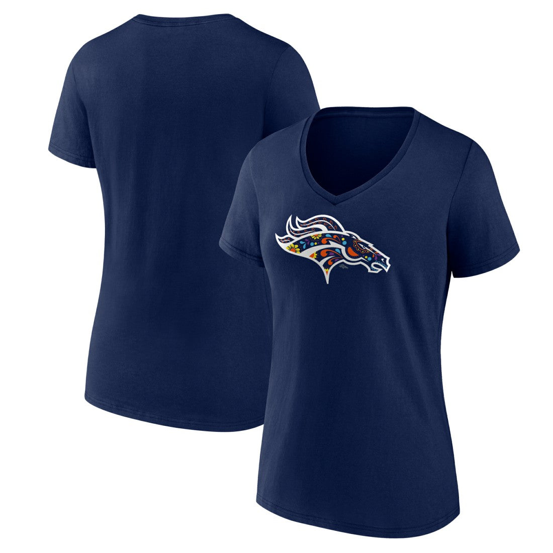 Denver Broncos Women's Mexico Bronco V-Neck T-Shirt | NFL On sale