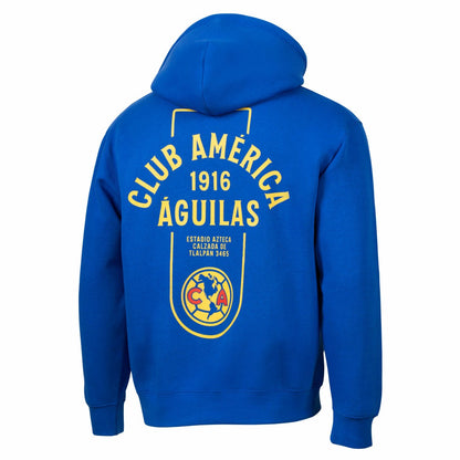 Club America Sport Design Sweden Streetwear Relaxed Pullover Hoodie Discount - Royal