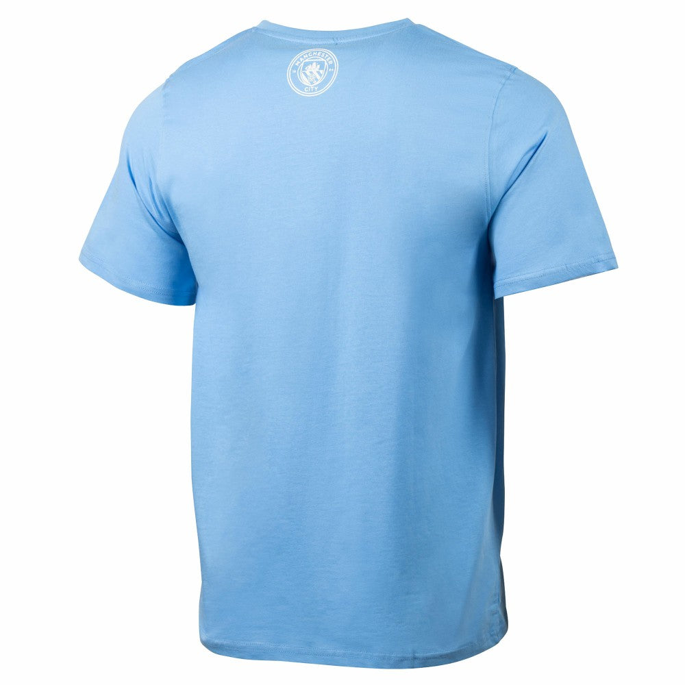 Manchester City Sport Design Sweden Relaxed Post Match Pocket T-Shirt