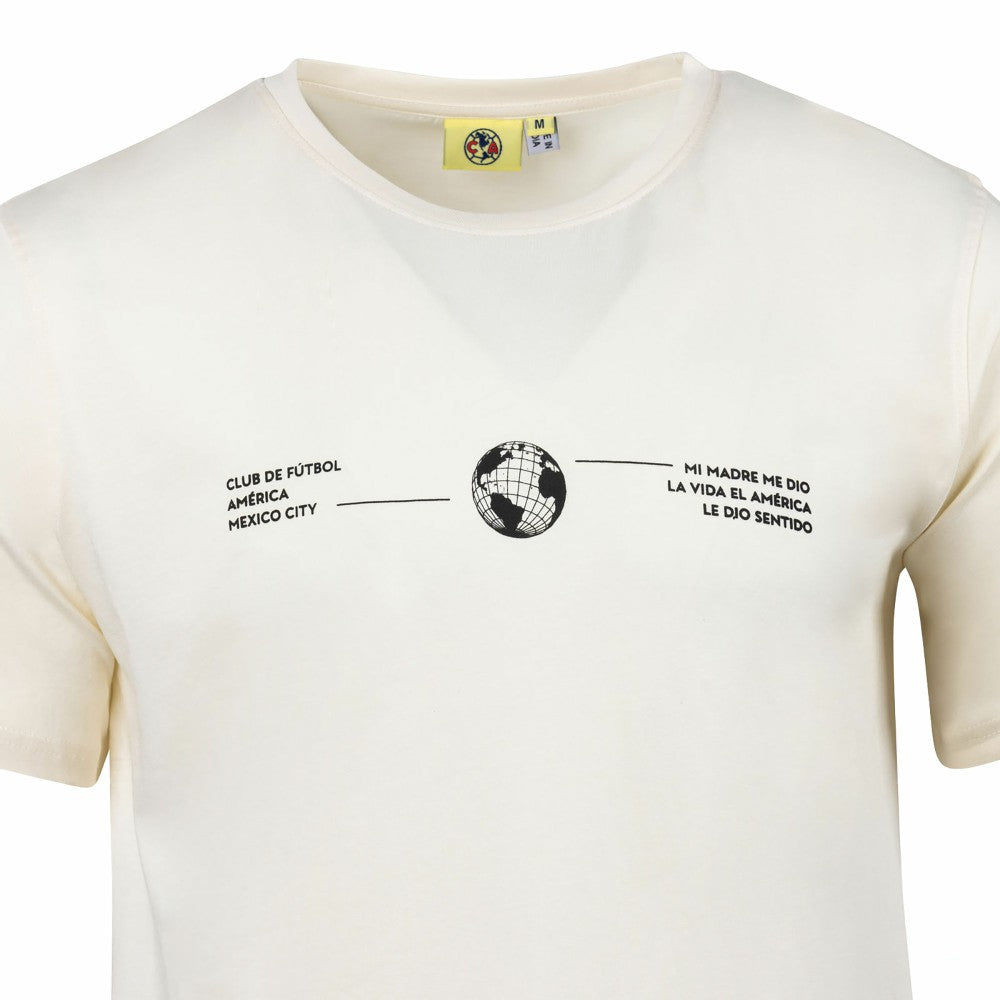 Club America Sport Design Sweden Everyday Relaxed T-Shirt Discount - Cream