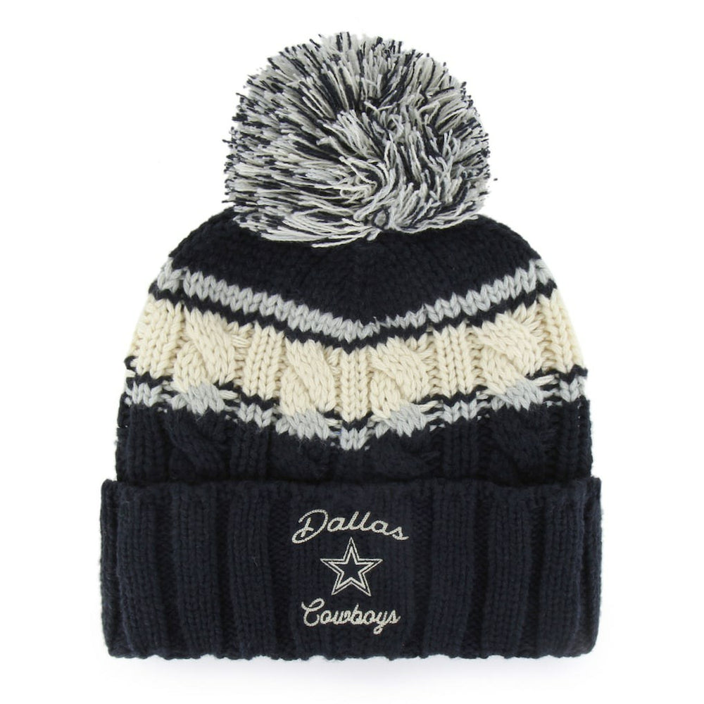 Dallas Cowboys '47 Women's Emma Cuffed Knit Hat with Pom | NFL On sale