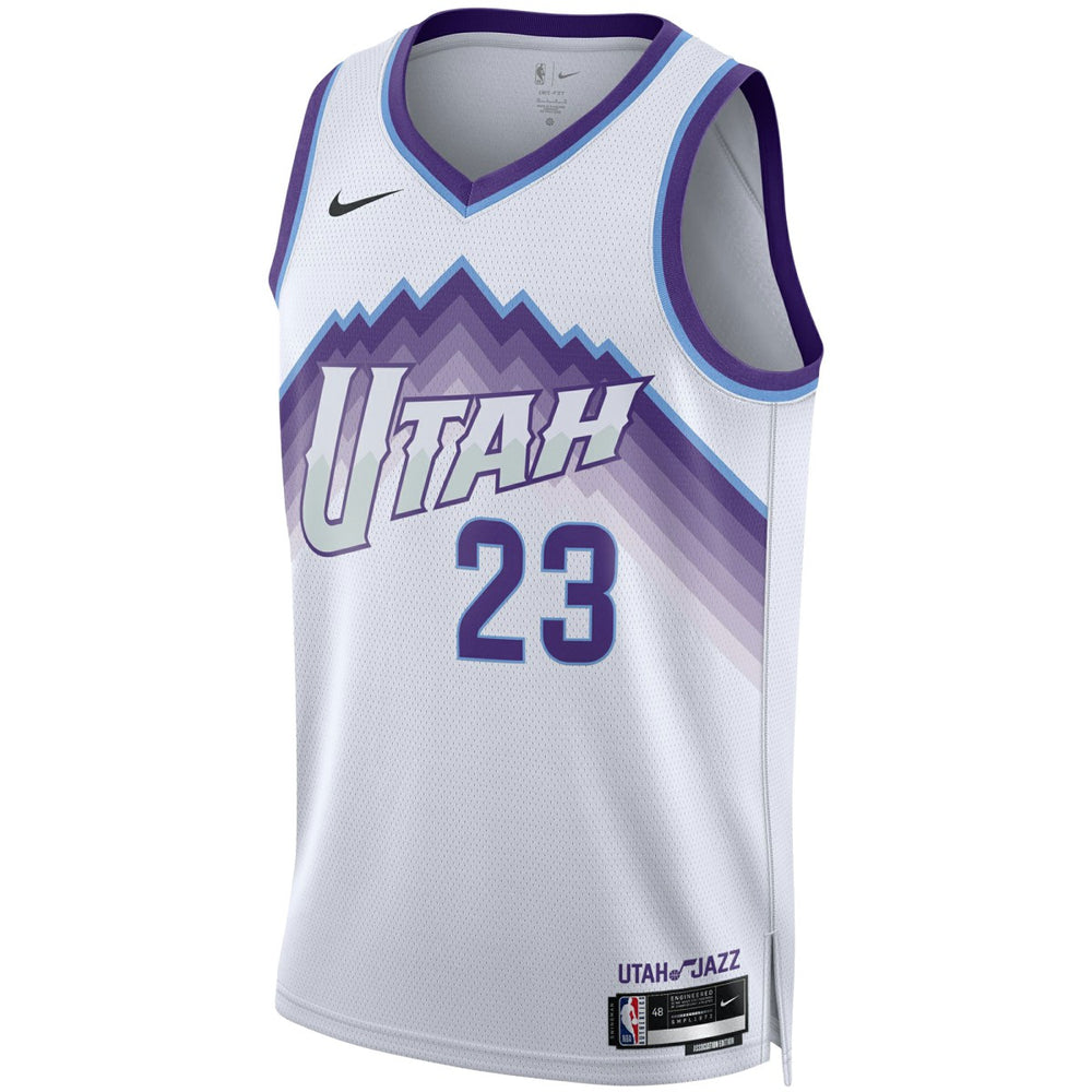 White Lauri Markkanen Utah Jazz Unisex Swingman Jersey | NBA