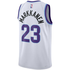 White Lauri Markkanen Utah Jazz Unisex Swingman Jersey | NBA
