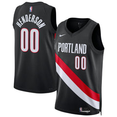 Black Scoot Henderson Portland Trail Blazers Unisex Swingman Jersey | NBA