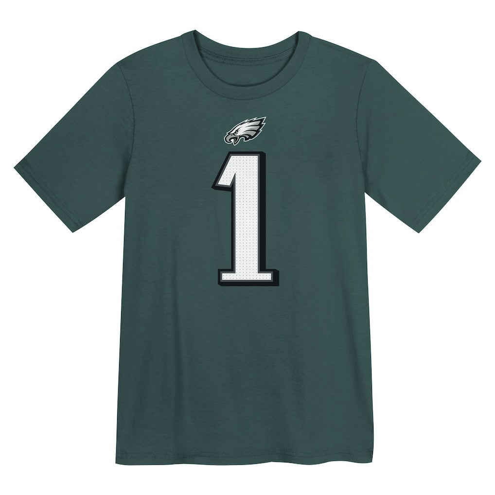 Philadelphia Eagles Jalen Hurts  Preschool Player Name & Number T-Shirt | NFL Online