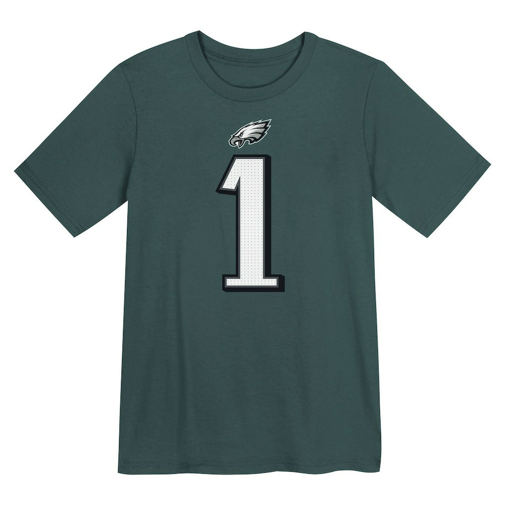 Philadelphia Eagles Jalen Hurts  Preschool Player Name & Number T-Shirt | NFL Online