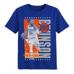 Royal Jalen Brunson New York Knicks Outerstuff Youth Answer T-Shirt | NBA