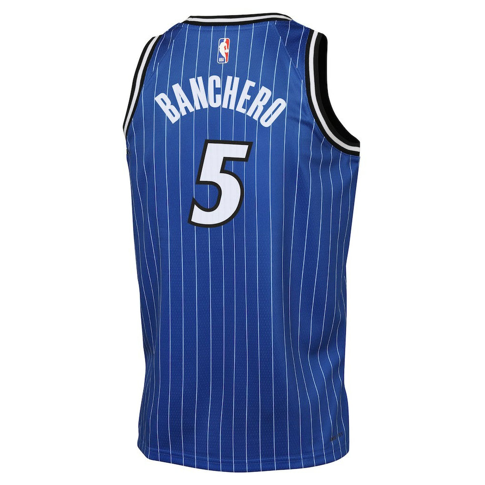 Blue Paolo Banchero Orlando Magic Youth Icon Edition Swingman Jersey | NBA