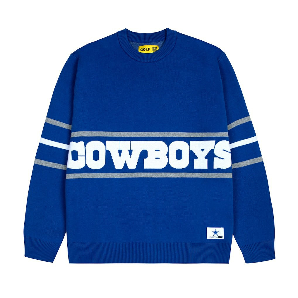 Dallas Cowboys GOLF WANG Jacquard Pullover Sweater | NFL Online