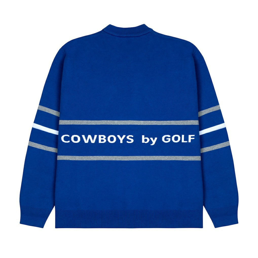 Dallas Cowboys GOLF WANG Jacquard Pullover Sweater | NFL Online