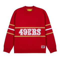 San Francisco 49ers GOLF WANG Jacquard Pullover Sweater | NFL US