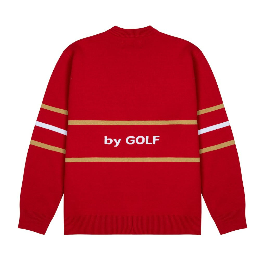 San Francisco 49ers GOLF WANG Jacquard Pullover Sweater | NFL US
