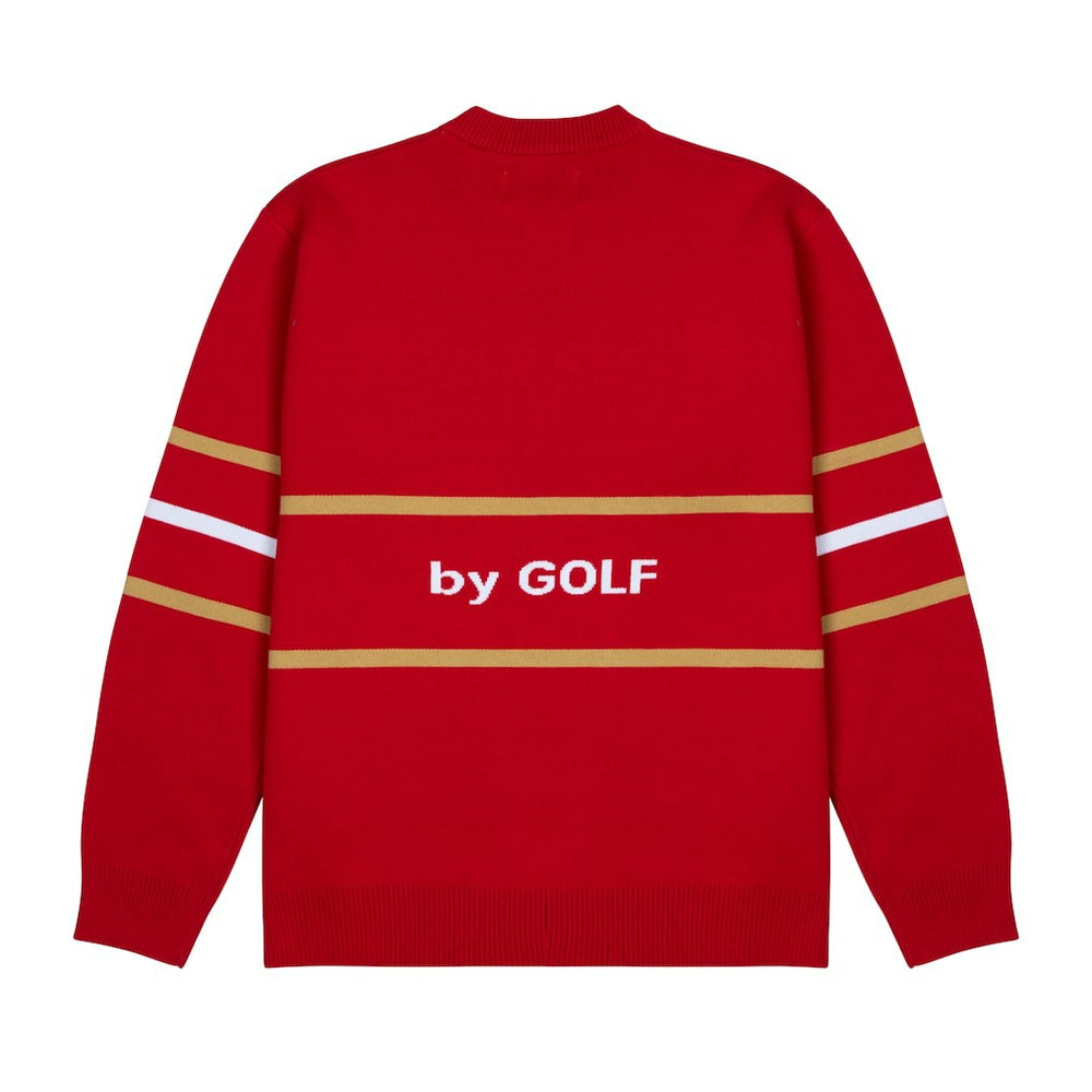 San Francisco 49ers GOLF WANG Jacquard Pullover Sweater | NFL US