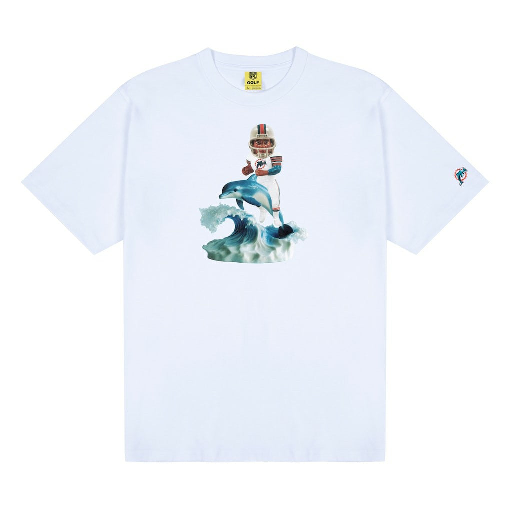 Miami Dolphins GOLF WANG Bobblehead T-Shirt | NFL Sale