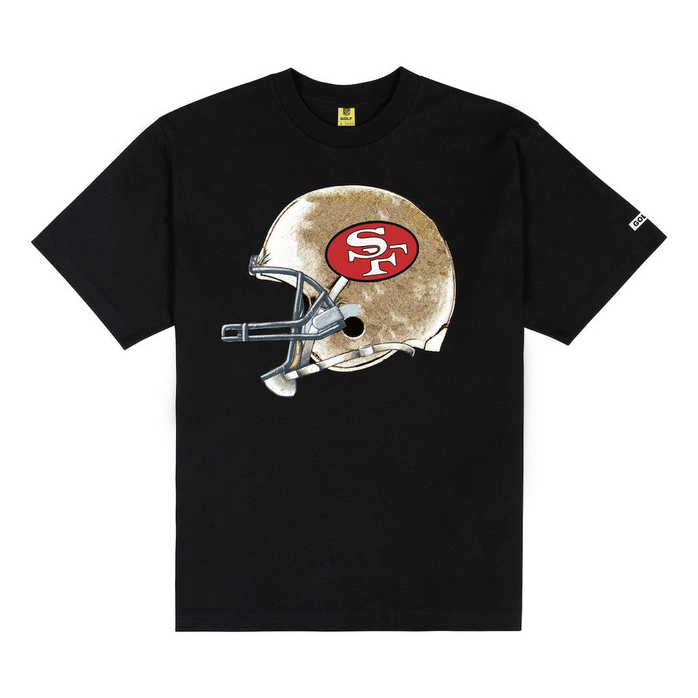 San Francisco 49ers GOLF WANG Helmet T-Shirt | NFL Sale