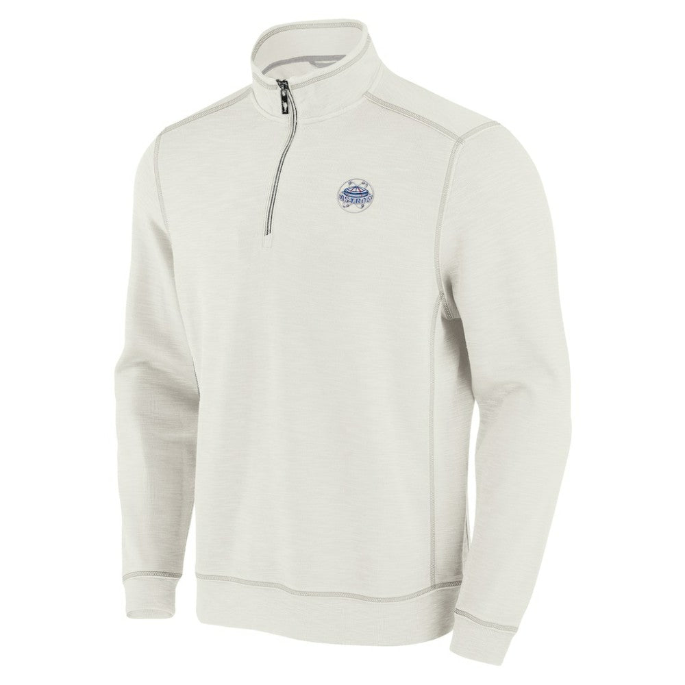 Houston Astros Tommy Bahama Sport Tobago Bay Tri-Blend Half-Zip Sweatshirt - MLB Sweatshirts