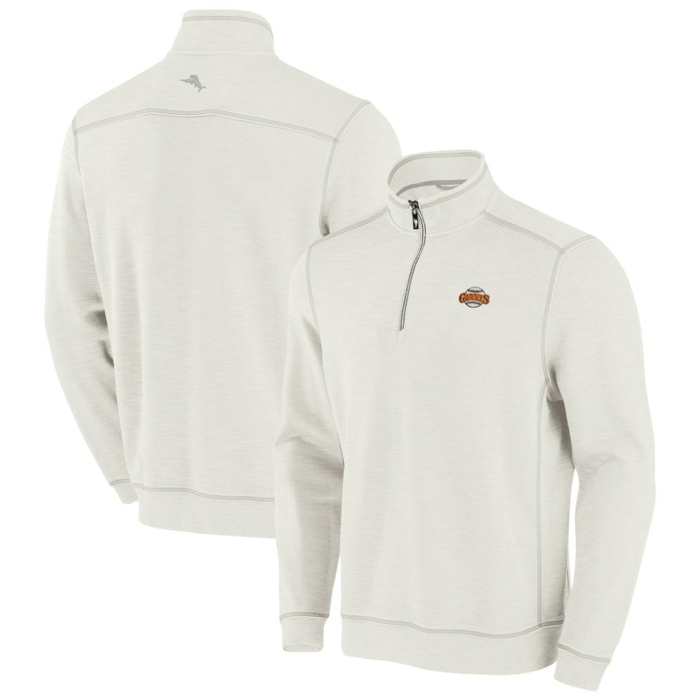 San Francisco Giants Tommy Bahama Sport Tobago Bay Tri-Blend Half-Zip Sweatshirt - MLB Sweatshirts