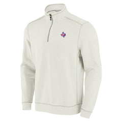 Texas Rangers Tommy Bahama Sport Tobago Bay Tri-Blend Half-Zip Sweatshirt - MLB Sweatshirts