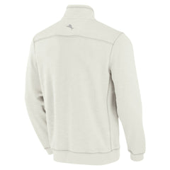 Cincinnati Reds Tommy Bahama Sport Tobago Bay Tri-Blend Half-Zip Sweatshirt - MLB Sweatshirts