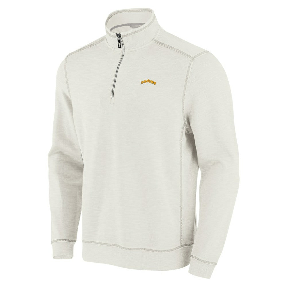 San Diego Padres Tommy Bahama Sport Tobago Bay Tri-Blend Half-Zip Sweatshirt - MLB Sweatshirts
