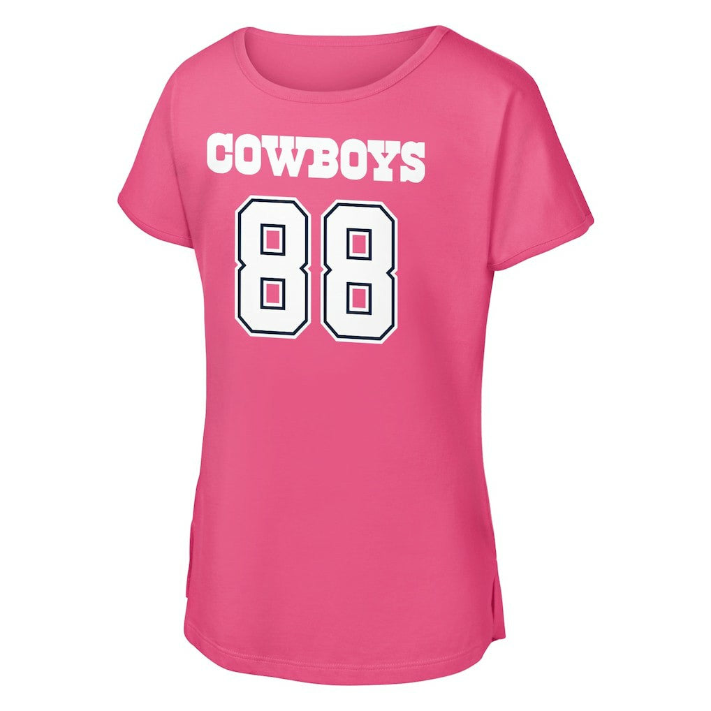 Dallas Cowboys CeeDee Lamb  Girls Youth Player Name & Number T-Shirt | NFL Outlet