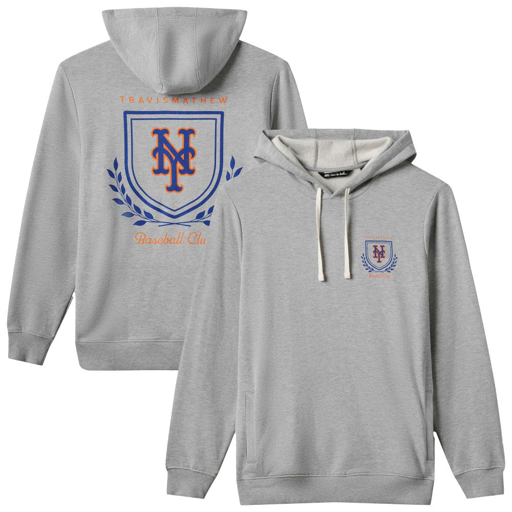 New York Mets TravisMathew Fleece Stadium Hoodie - MLB Hoodies