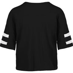 New Orleans Saints '47 Women's Premier Scout Cropped V-Neck T-Shirt | NFL Hot