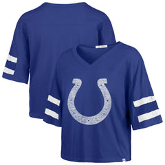Indianapolis Colts '47 Women's Premier Scout Cropped V-Neck T-Shirt | NFL Near me
