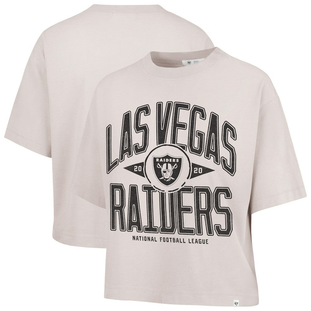 Las Vegas Raiders '47 Women's Cropped Windthrow Ravine T-Shirt | NFL Sale