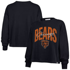 Chicago Bears '47 Women's Muse Sydney Long Sleeve Cropped T-Shirt | NFL New