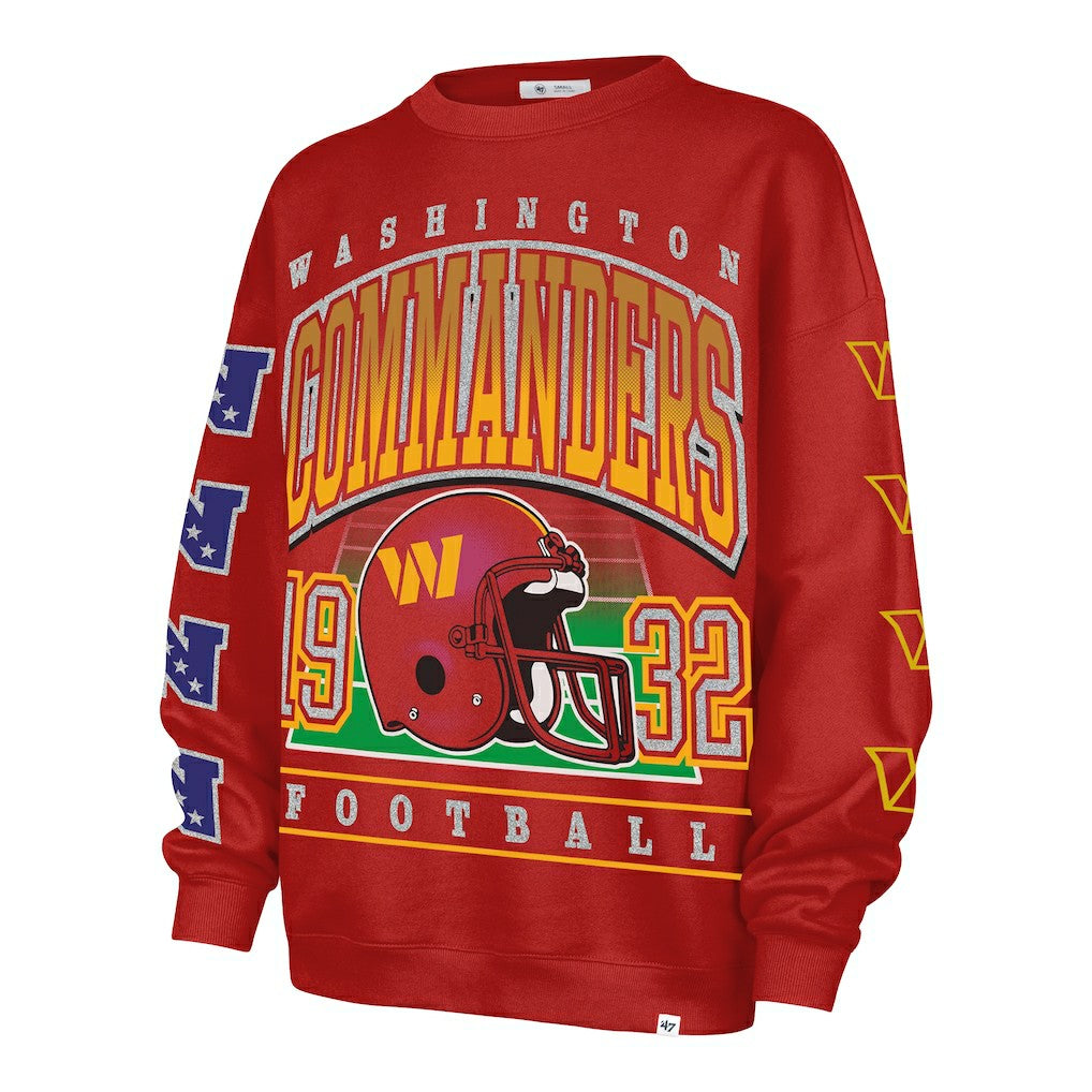 Washington Commanders '47 Women's Go Big Oversized Pullover Sweatshirt | NFL New