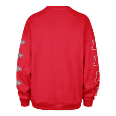 Kansas City Chiefs '47 Women's Go Big Oversized Pullover Sweatshirt | NFL Discount