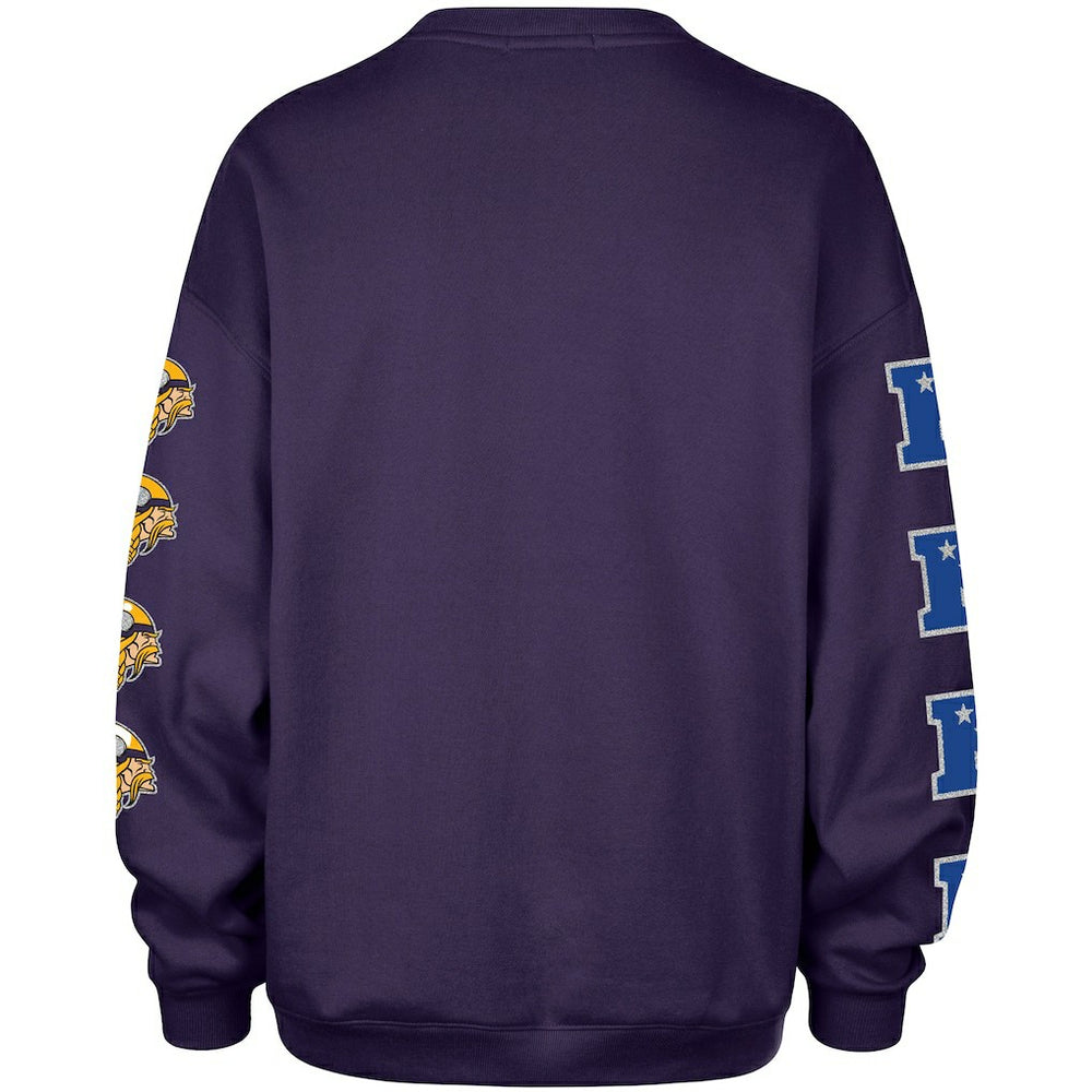 Minnesota Vikings '47 Women's Go Big Oversized Pullover Sweatshirt | NFL Online