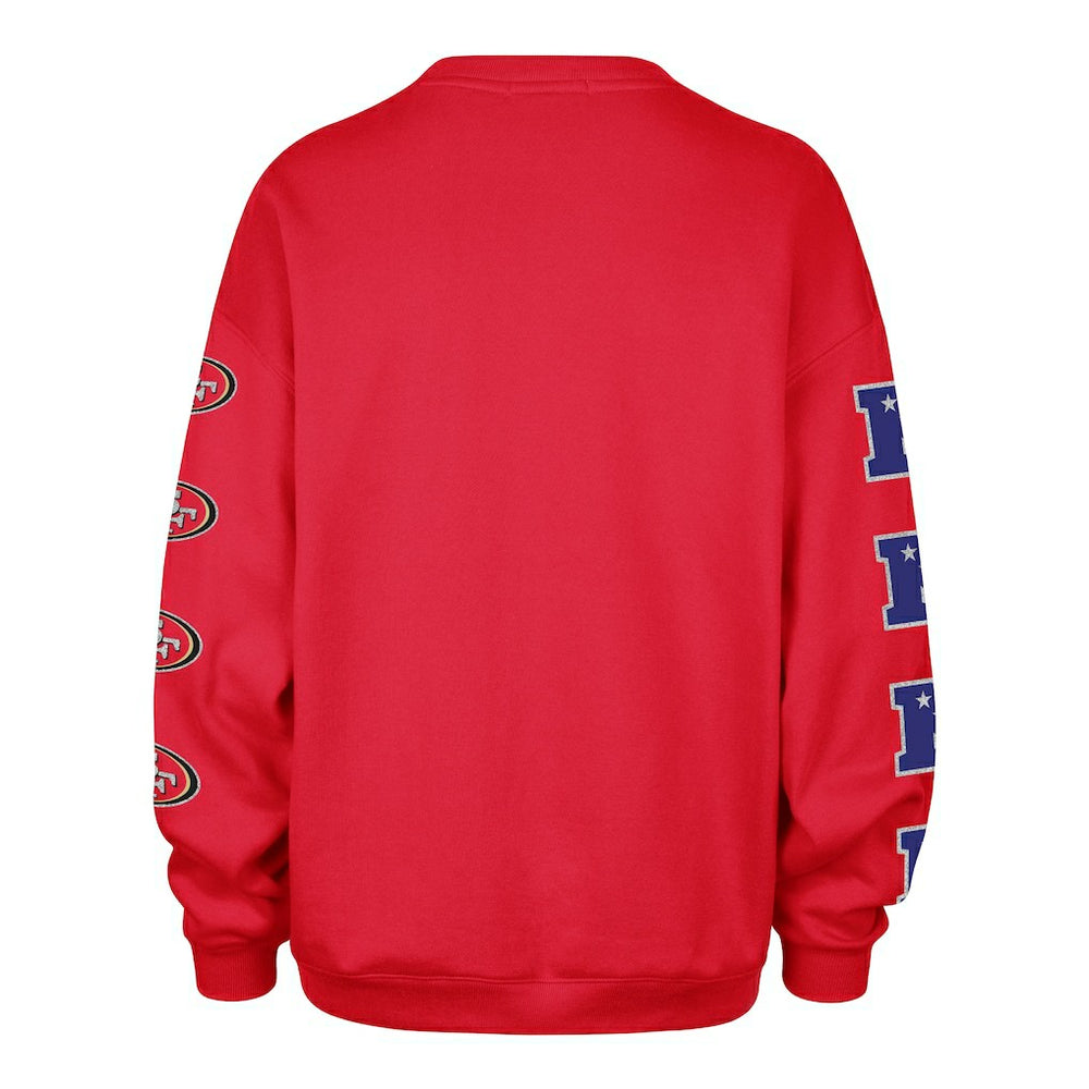 San Francisco 49ers '47 Women's Go Big Oversized Pullover Sweatshirt | NFL New