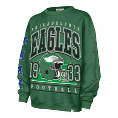 Philadelphia Eagles '47 Women's Go Big Oversized Pullover Sweatshirt | NFL On sale