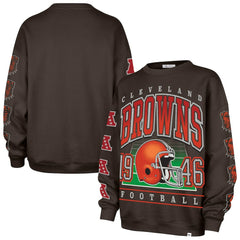 Cleveland Browns '47 Women's Go Big Oversized Pullover Sweatshirt | NFL Hot