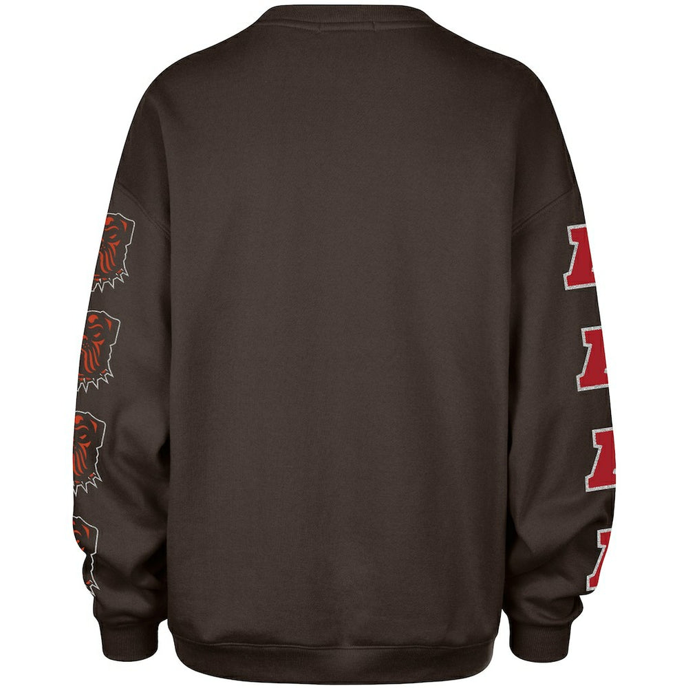 Cleveland Browns '47 Women's Go Big Oversized Pullover Sweatshirt | NFL Hot