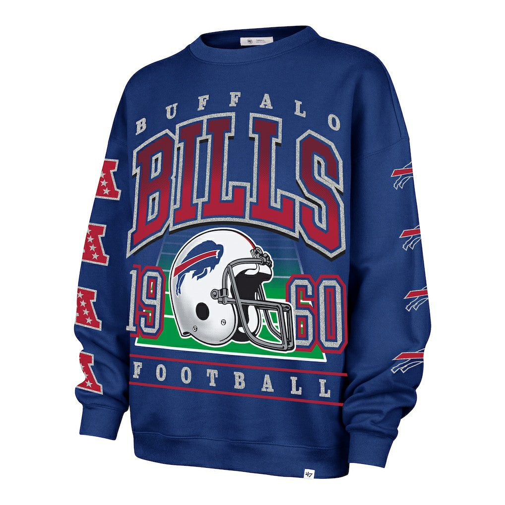 Buffalo Bills '47 Women's Go Big Oversized Pullover Sweatshirt | NFL Sale