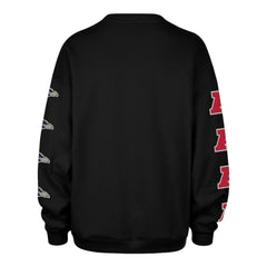 Baltimore Ravens '47 Women's Go Big Oversized Pullover Sweatshirt | NFL Outlet