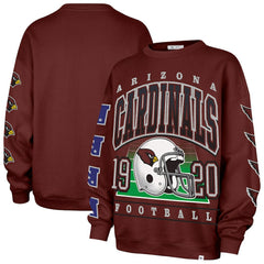Arizona Cardinals '47 Women's Go Big Oversized Pullover Sweatshirt | NFL Outlet