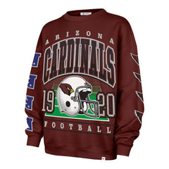 Arizona Cardinals '47 Women's Go Big Oversized Pullover Sweatshirt | NFL Outlet