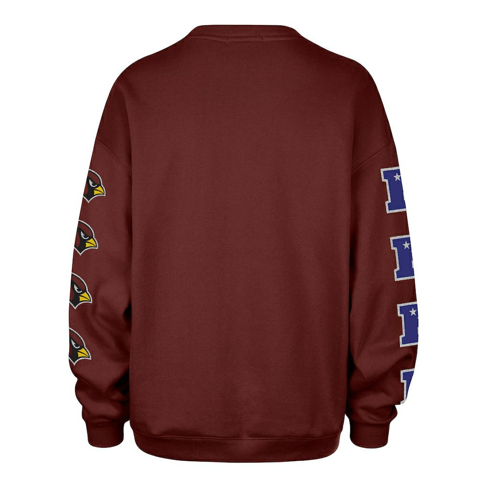 Arizona Cardinals '47 Women's Go Big Oversized Pullover Sweatshirt | NFL Outlet