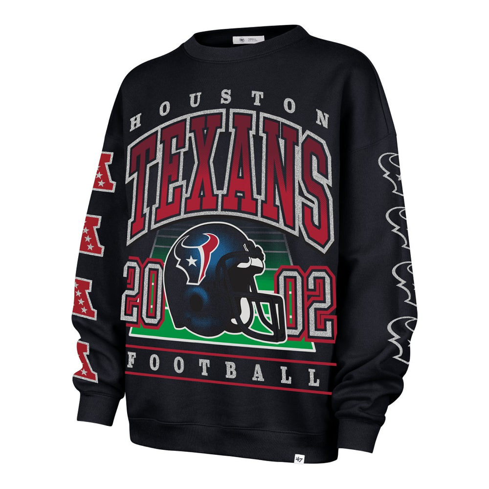 Houston Texans '47 Women's Go Big Oversized Pullover Sweatshirt | NFL New