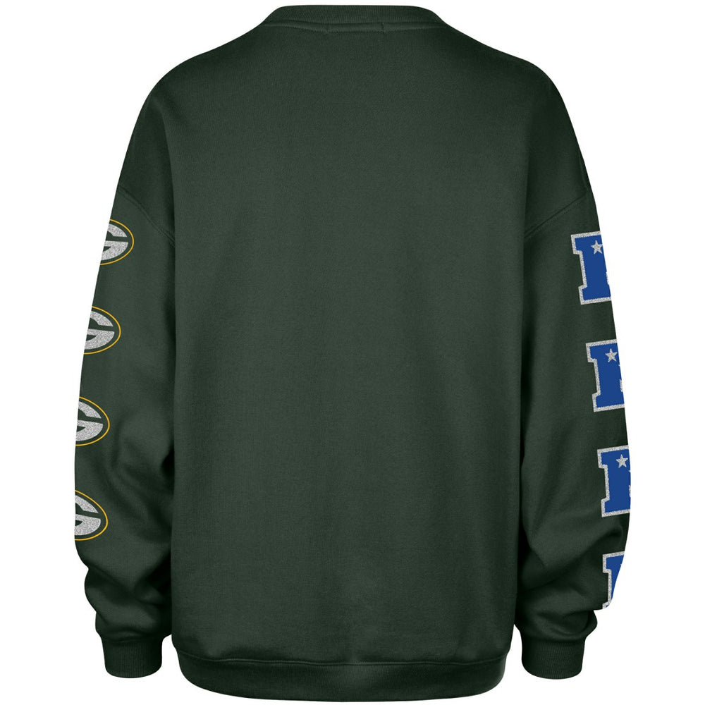 Green Bay Packers '47 Women's Go Big Oversized Pullover Sweatshirt | NFL New