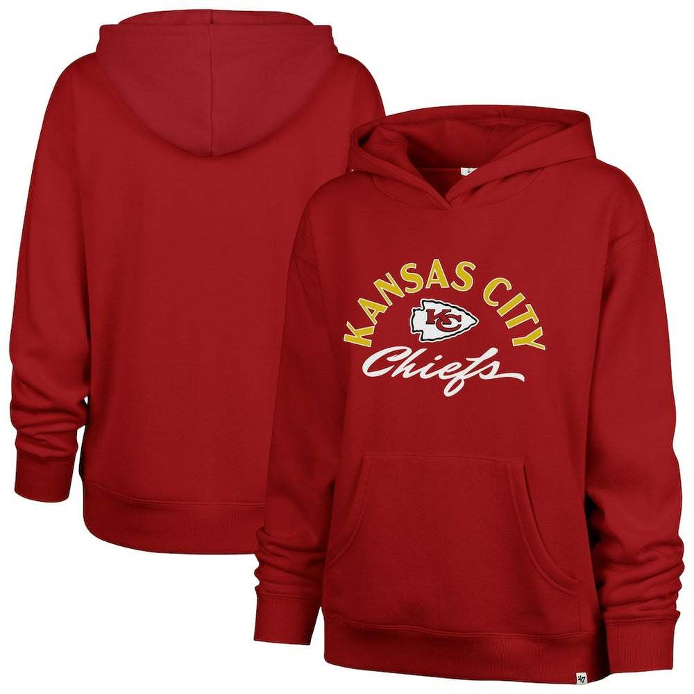 Kansas City Chiefs '47 Women's Whirlwind Naomi Pullover Hoodie | NFL New