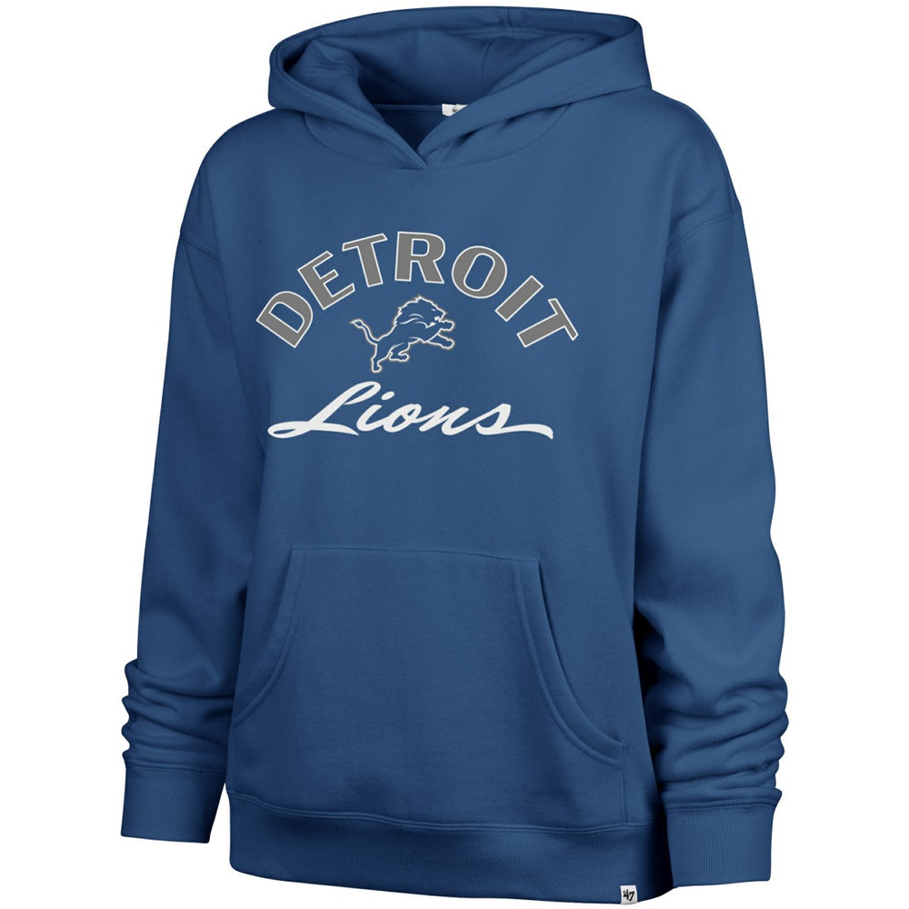 Detroit Lions '47 Women's Whirlwind Naomi Pullover Hoodie | NFL Outlet