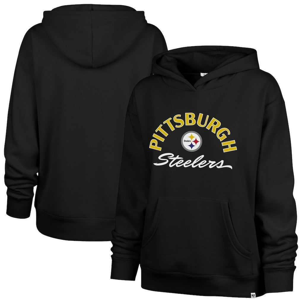 Pittsburgh Steelers '47 Women's Whirlwind Naomi Pullover Hoodie | NFL Near me
