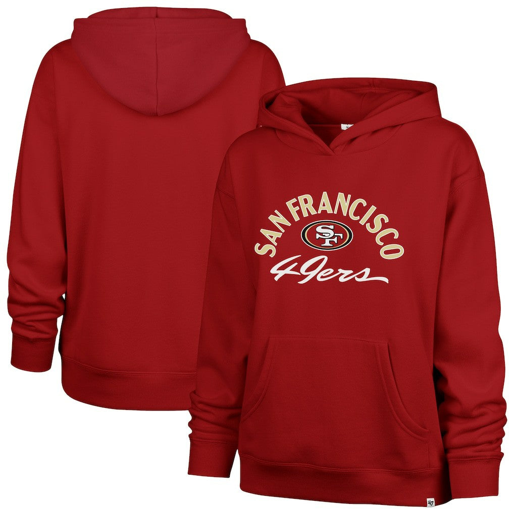 San Francisco 49ers '47 Women's Whirlwind Naomi Pullover Hoodie | NFL Hot