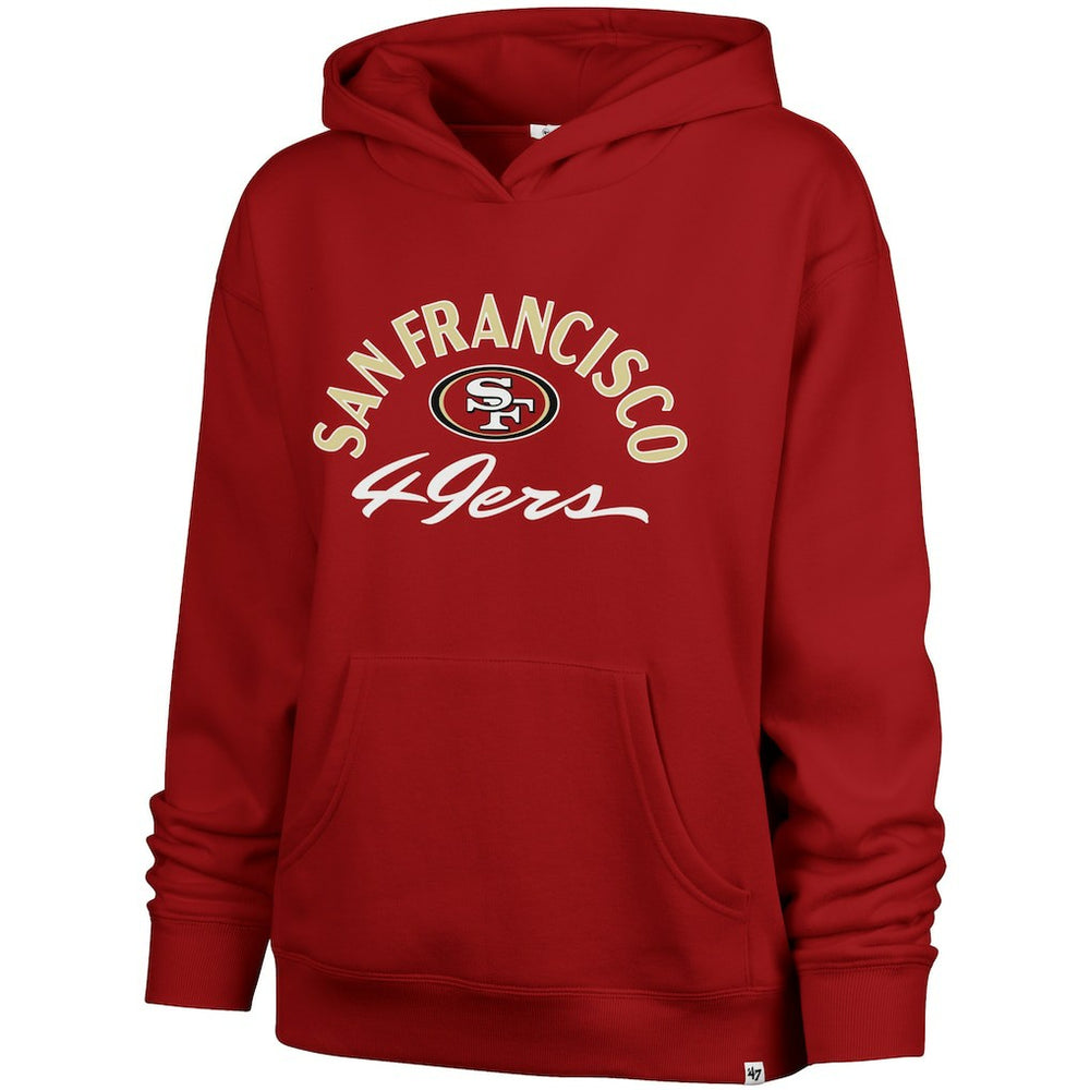 San Francisco 49ers '47 Women's Whirlwind Naomi Pullover Hoodie | NFL Hot